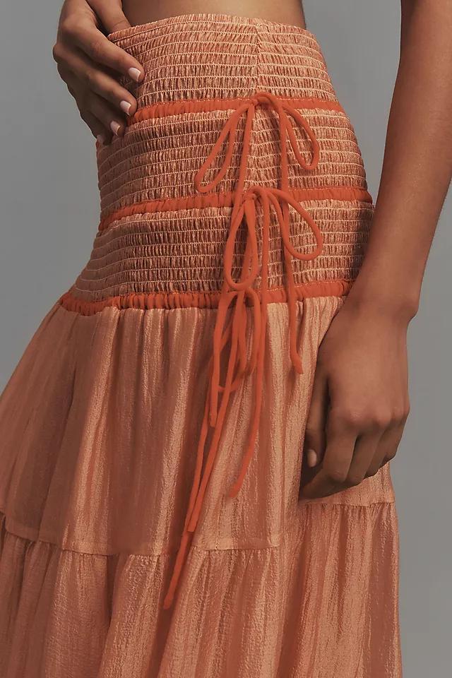 By Anthropologie Sheer Volume Maxi Skirt Product Image