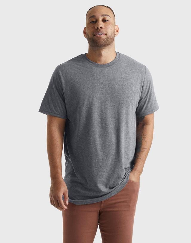 Hanes Originals Mens Tri-Blend T-Shirt Slate M Product Image