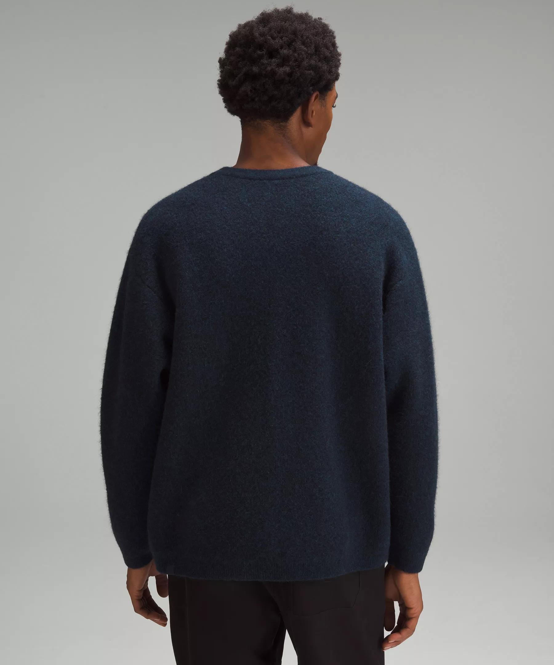 Alpaca Wool-Blend Crewneck Sweater Product Image