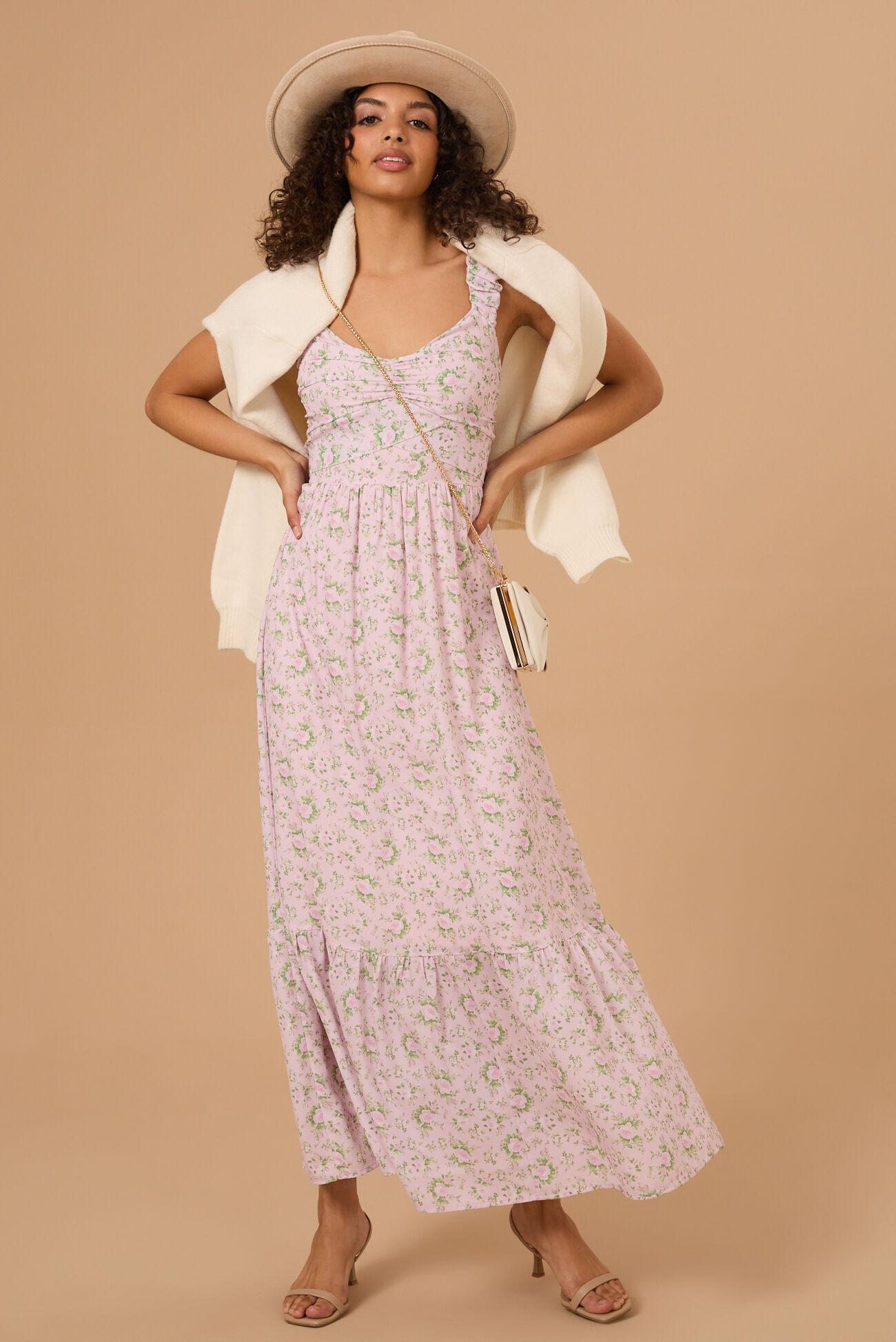 Capri Floral Midi Dress Product Image