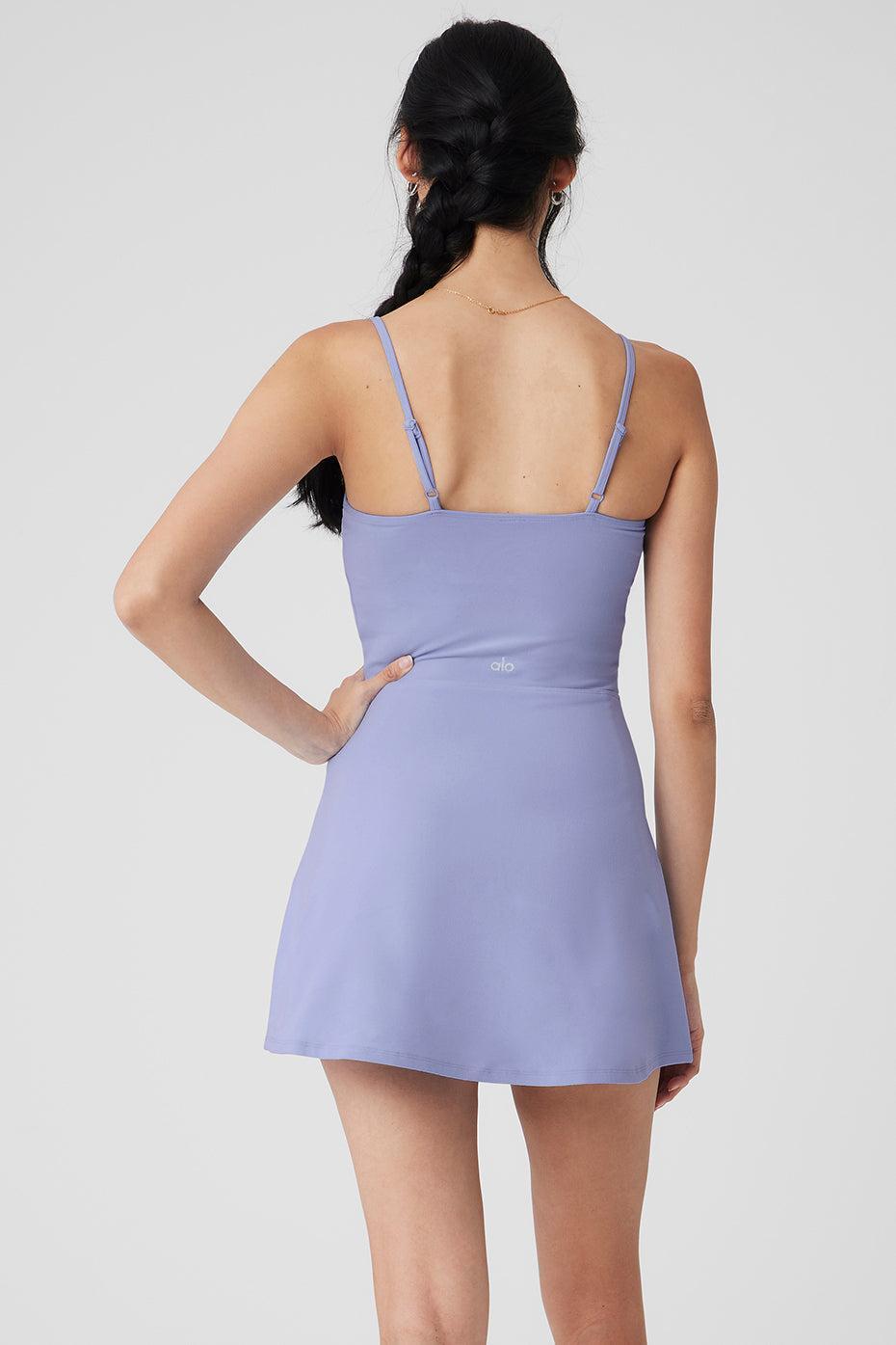 Alosoft Courtside Tennis Dress - Lilac Blue Female Product Image