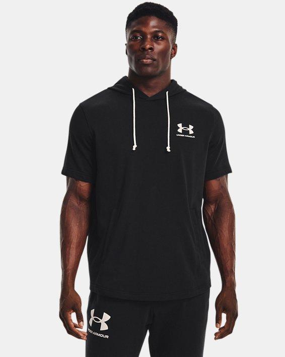 Men's UA Rival Terry Short Sleeve Hoodie Product Image