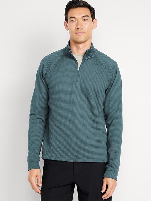 Go-Dry Cool Waffle Quarter Zip Product Image