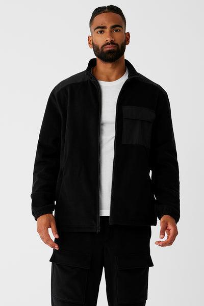 Polar Fleece Ridge Full Zip Jacket - Black Product Image