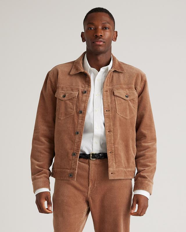 Organic Stretch Corduroy Trucker Jacket Product Image