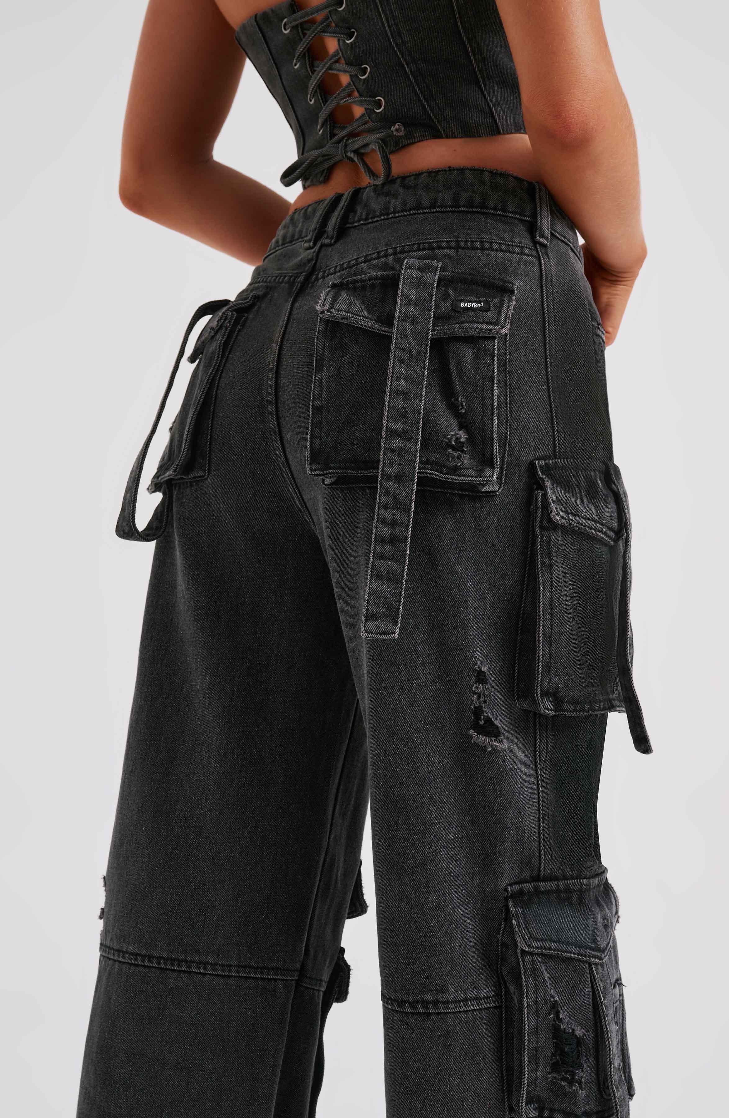 Brooklyn Cargo Pant - Black Product Image