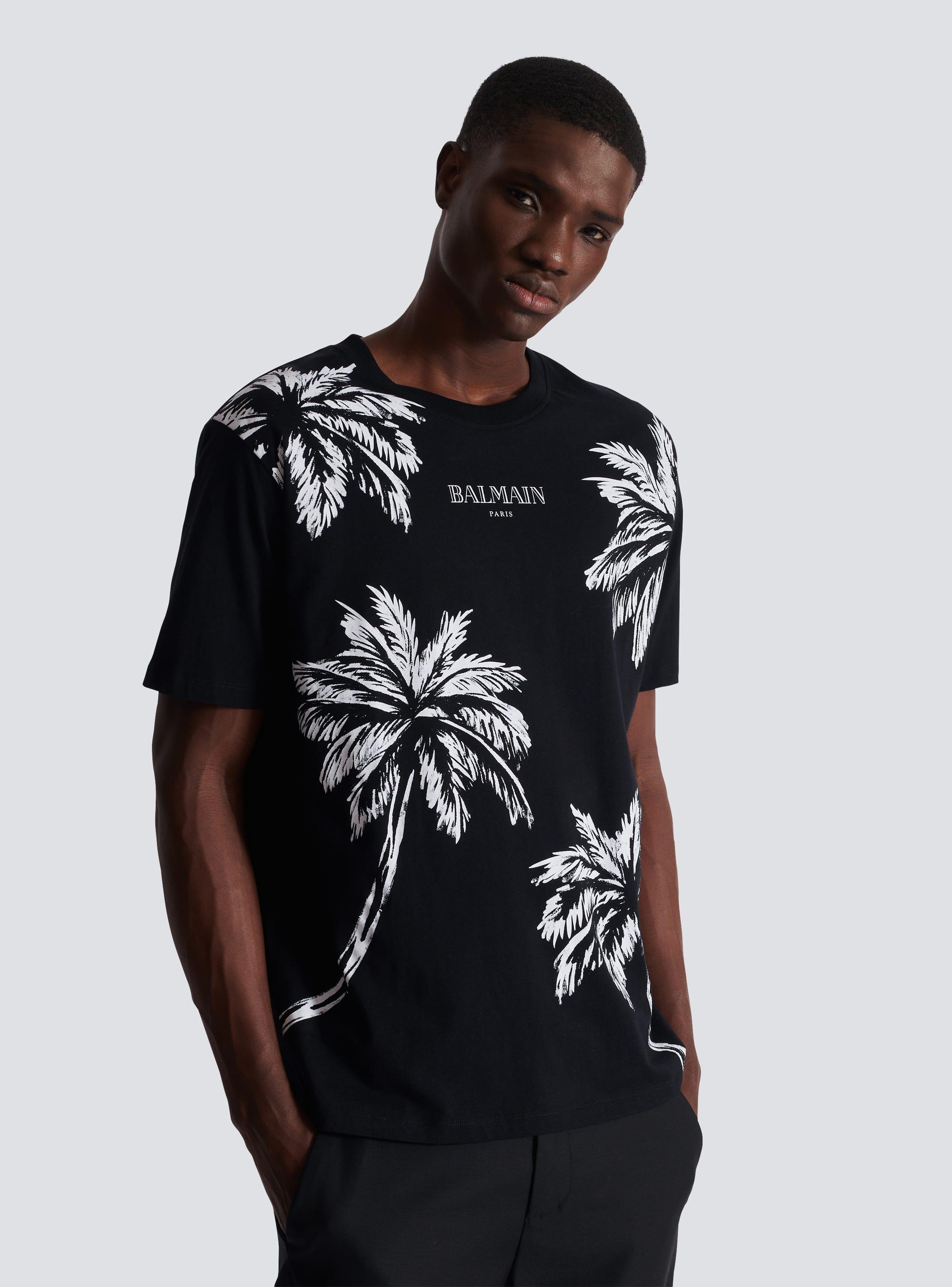 Vintage Balmain T-shirt with palm tree print Product Image