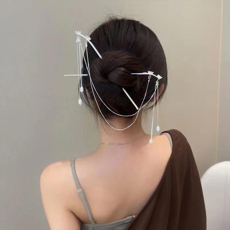 Faux Pearl Pendant Hair Stick Product Image