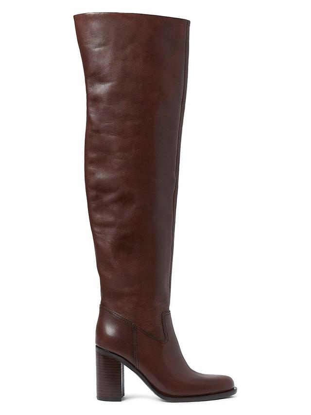 Womens Deidre 85MM Leather Over-The-Knee Boots Product Image