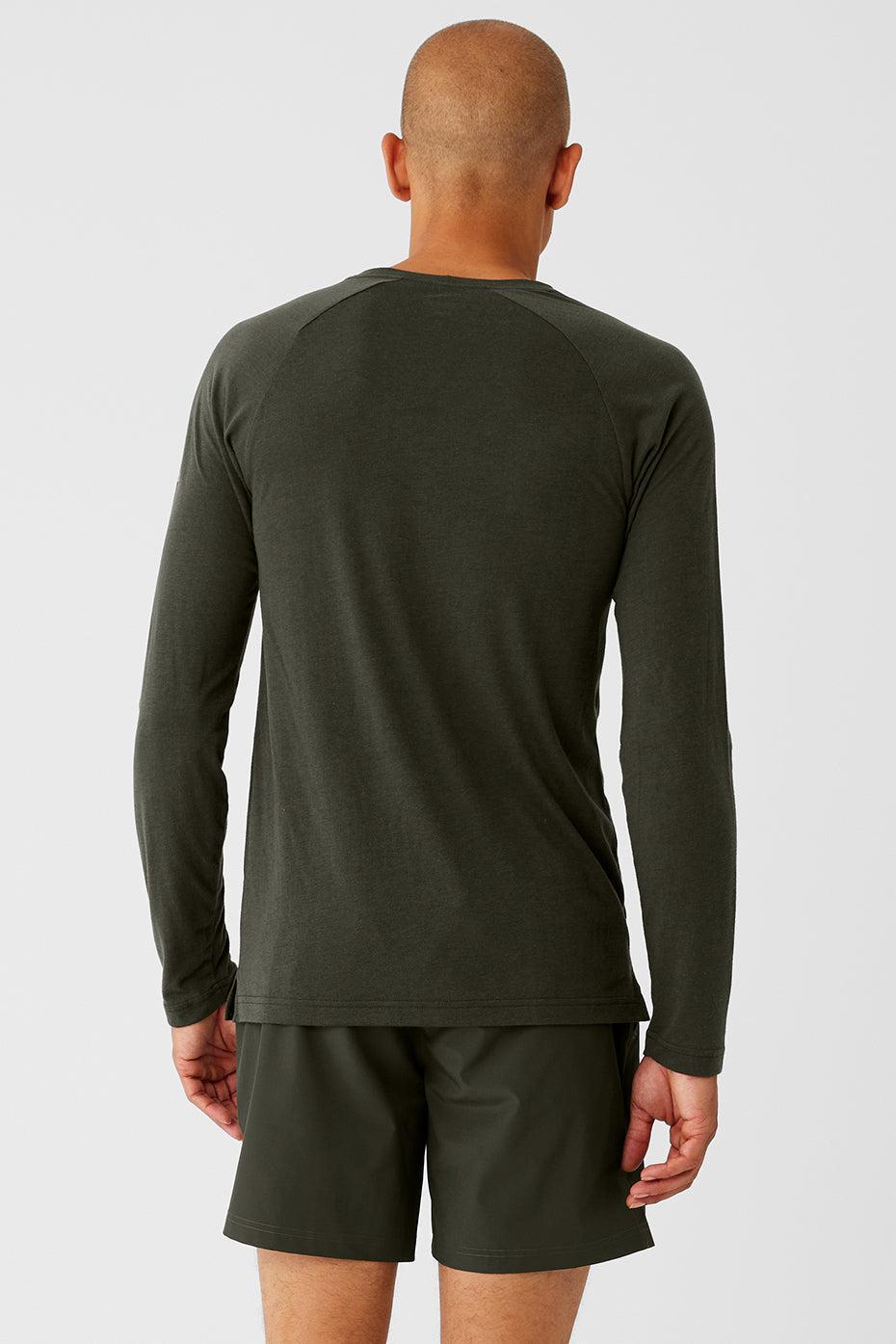 Triumph Long Sleeve Tee - Stealth Green Product Image