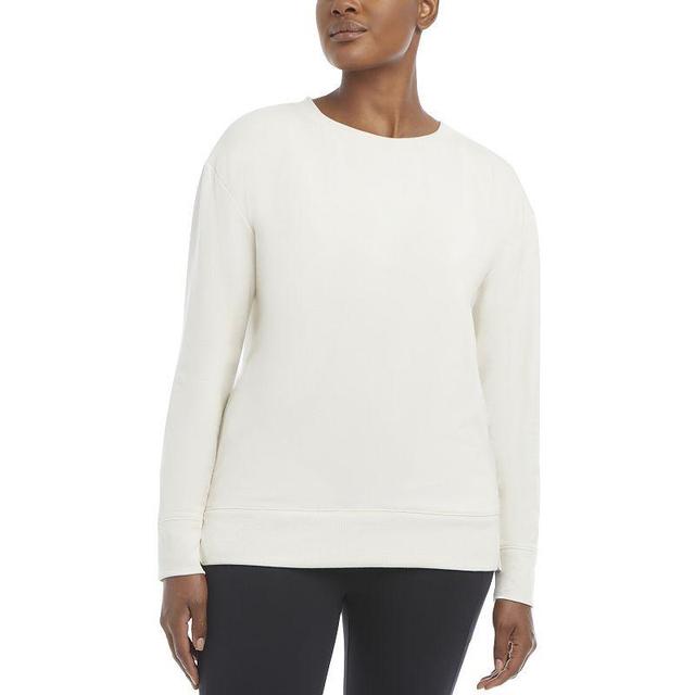 Womens Danskin Split-Hem Fleece Tunic Pullover Product Image