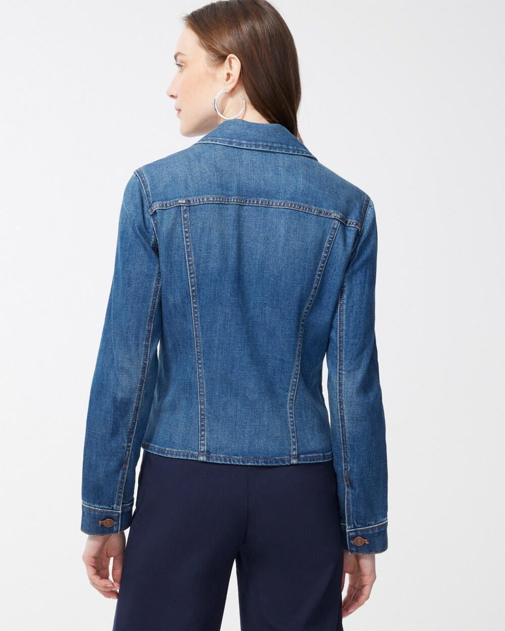 Cropped Denim Jacket Product Image