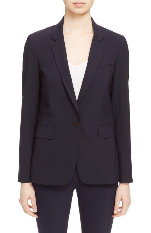 Veronica Beard Classic Lambswool Blend Single Button Blazer Product Image