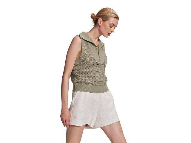 Varley Bains 1/2 Zip Tank (Seagrass) Women's Clothing Product Image