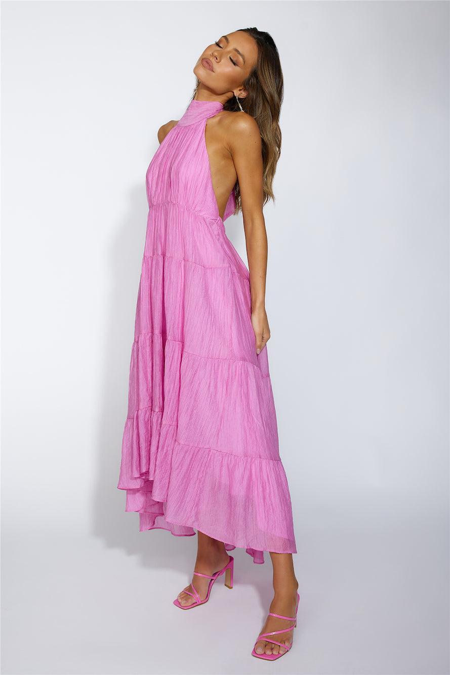 Entrance Is Yours Maxi Dress Pink Product Image