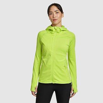 Women's High Route Full-Zip Grid Fleece Hoodie Product Image