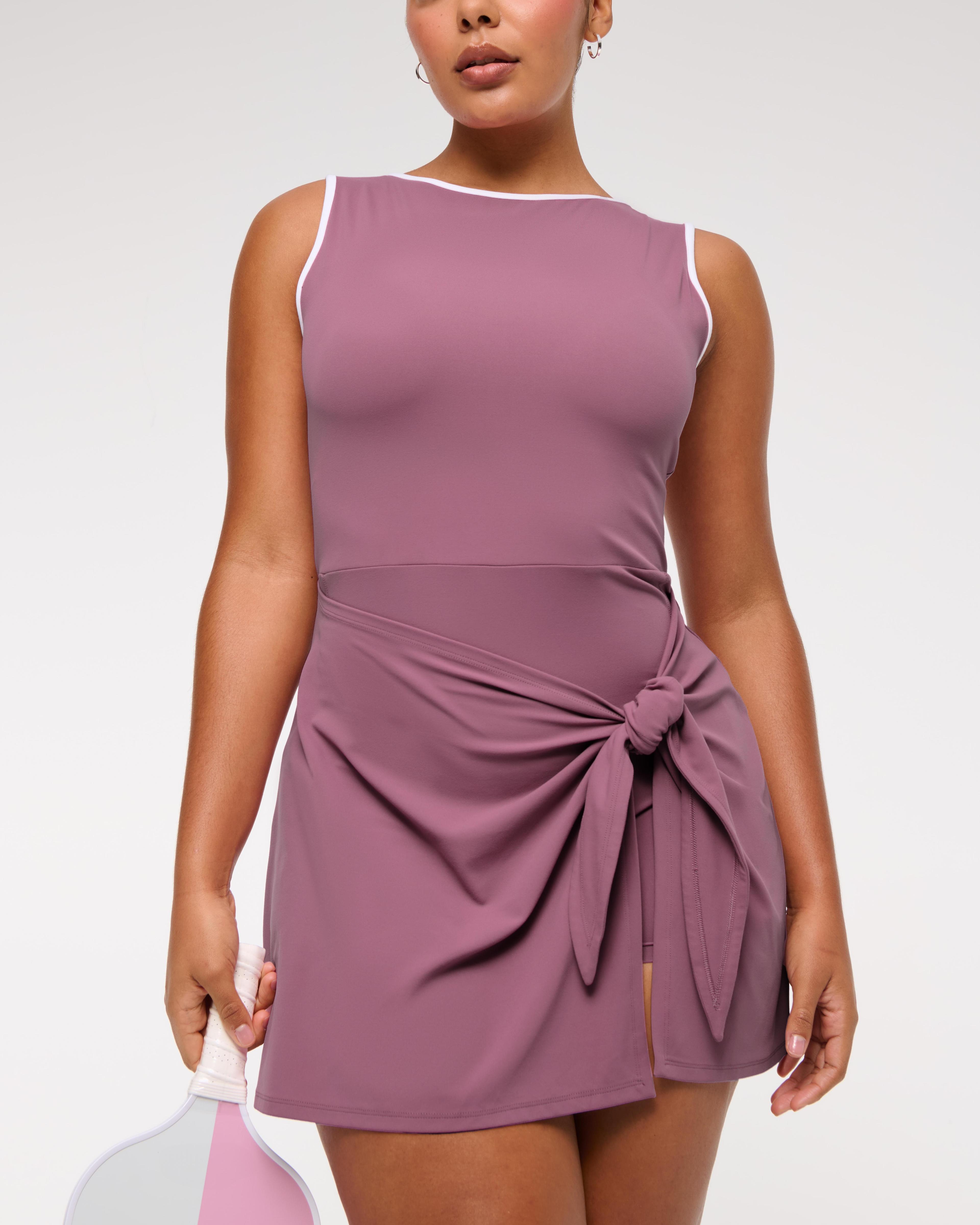 YPB studioFLEX Slash Wrap Mini Dress Product Image