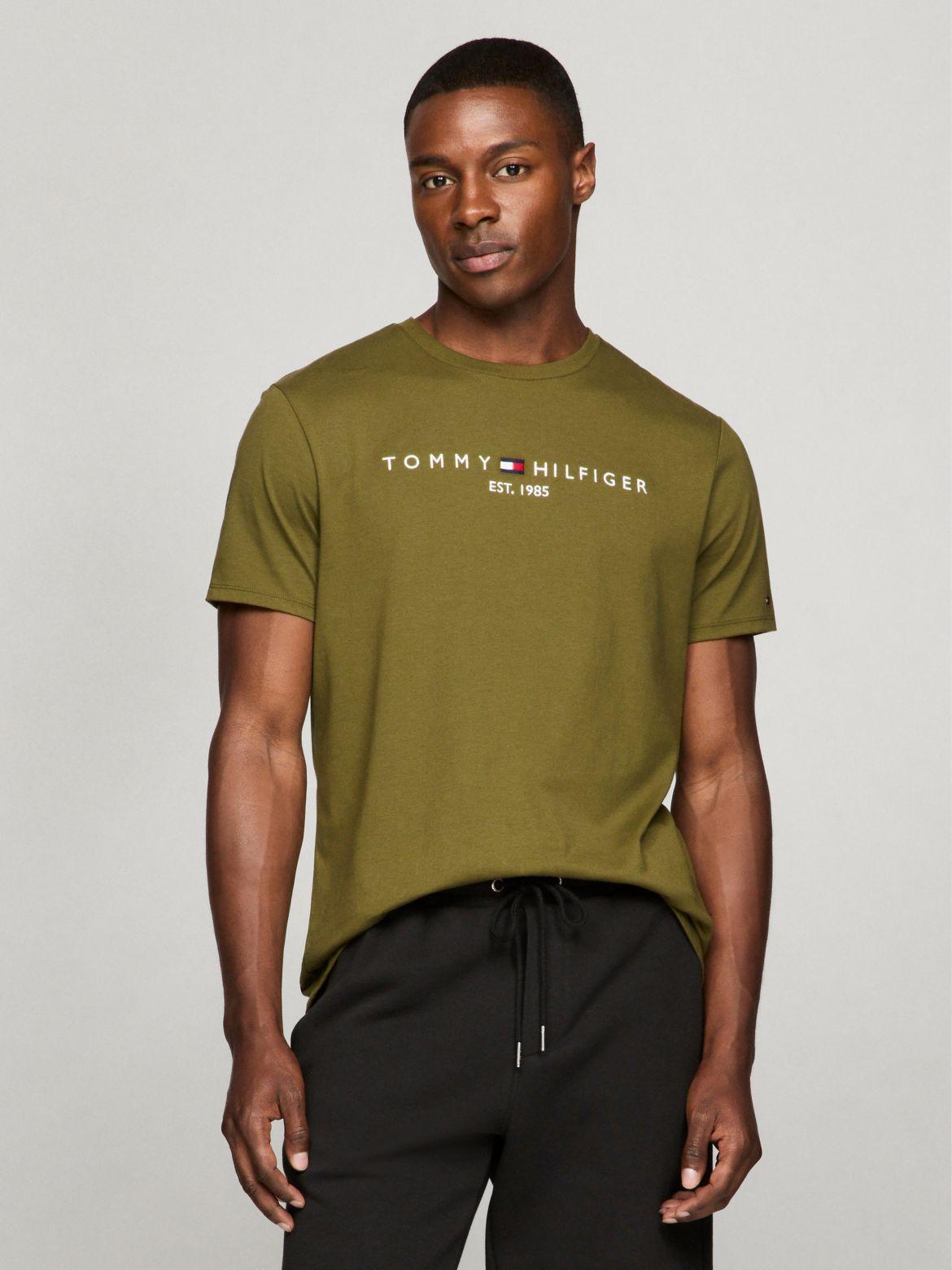 Tommy Hilfiger Men's Embroidered Tommy Logo T-Shirt Product Image