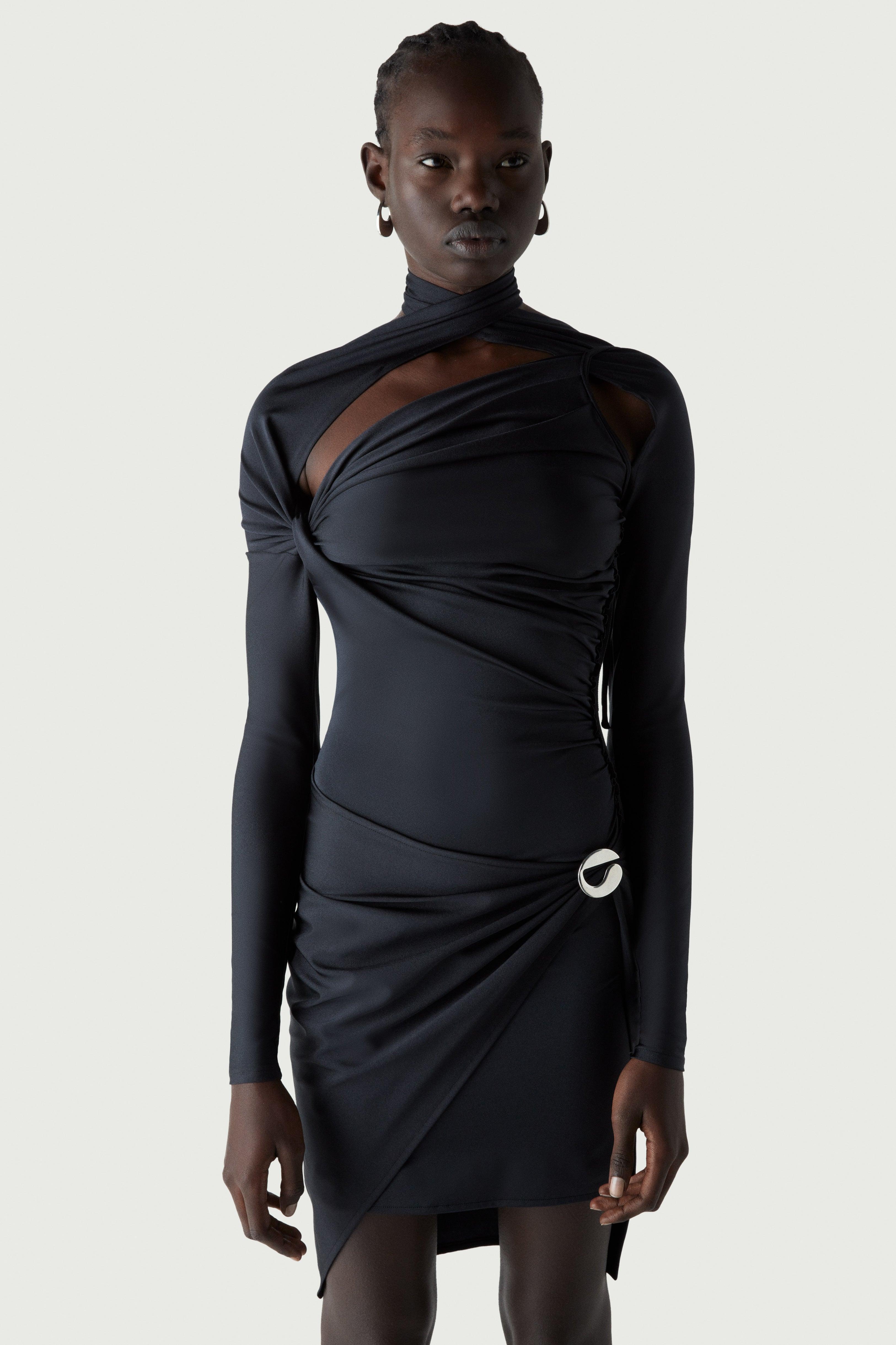 Asymetric Twisted Dress Product Image