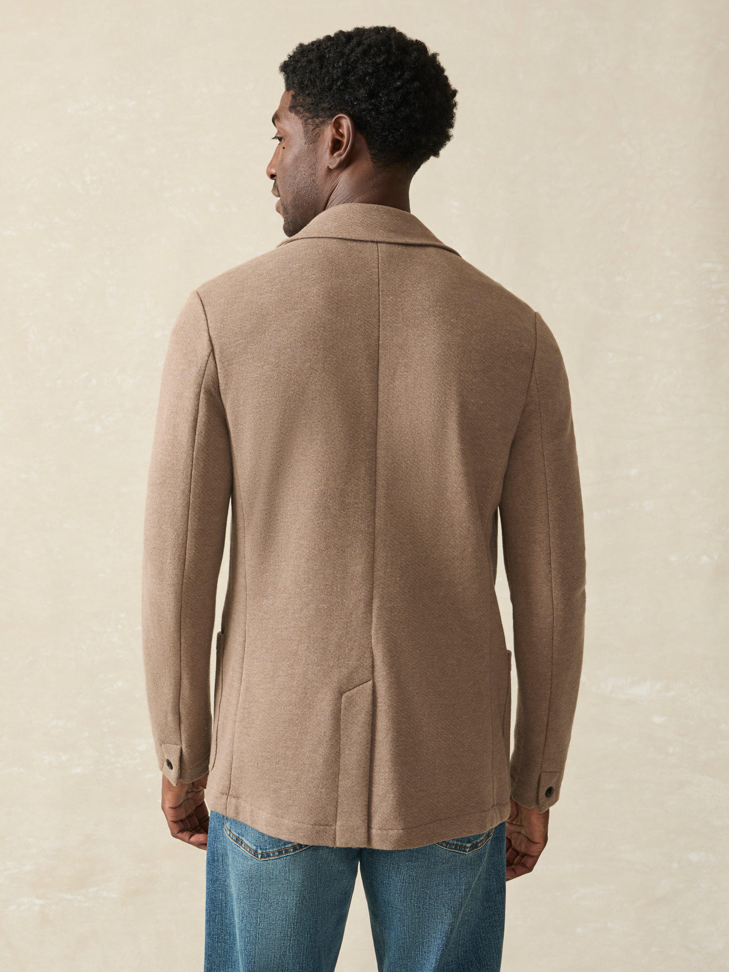 Inlet Knit Blazer - Walnut Melange Male Product Image