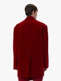 OVERSIZED VELVET BLAZER in red | JW Anderson US  Product Image