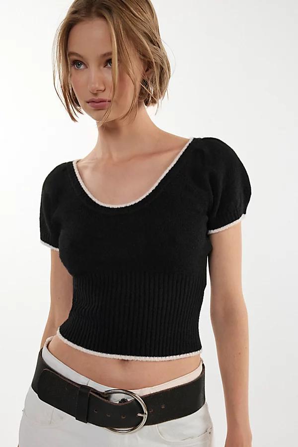 Kimchi Blue Paris Puff Sleeve Sweater Womens at Urban Outfitters Product Image