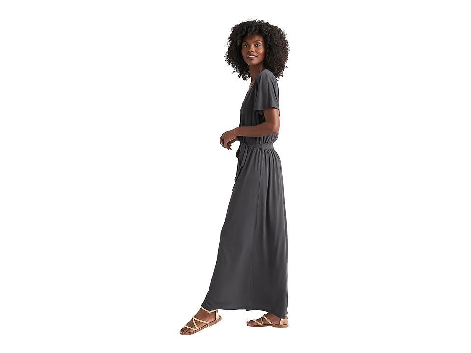 Splendid Arlo Sandwash Jersey Maxi Dress (Lead) Women's Dress Product Image