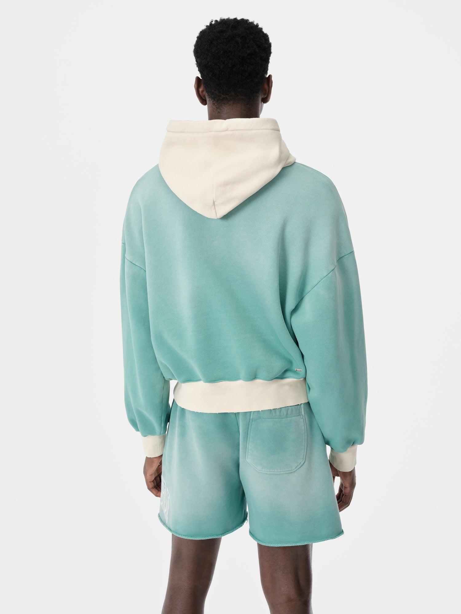 AMIRI VINTAGE OVERSIZED HOODIE - Sea Blue Male Product Image