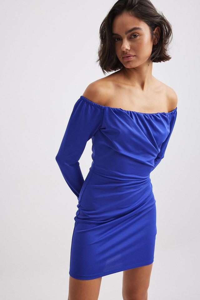 Draped Mini Dress Product Image