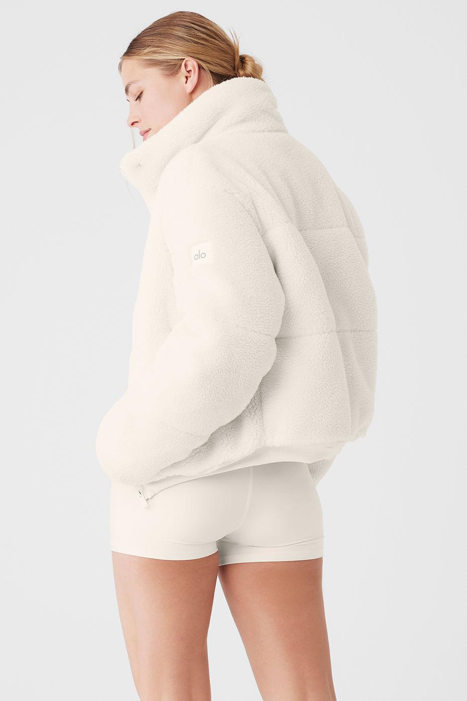 Sherpa Snow Angel Puffer - Ivory Product Image