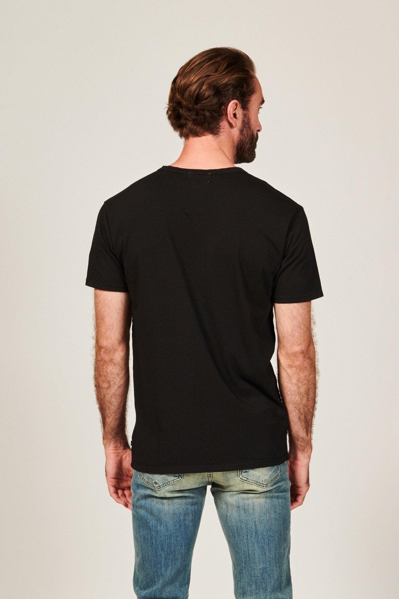 DIME CURVED HEM TEE | BLACK Product Image