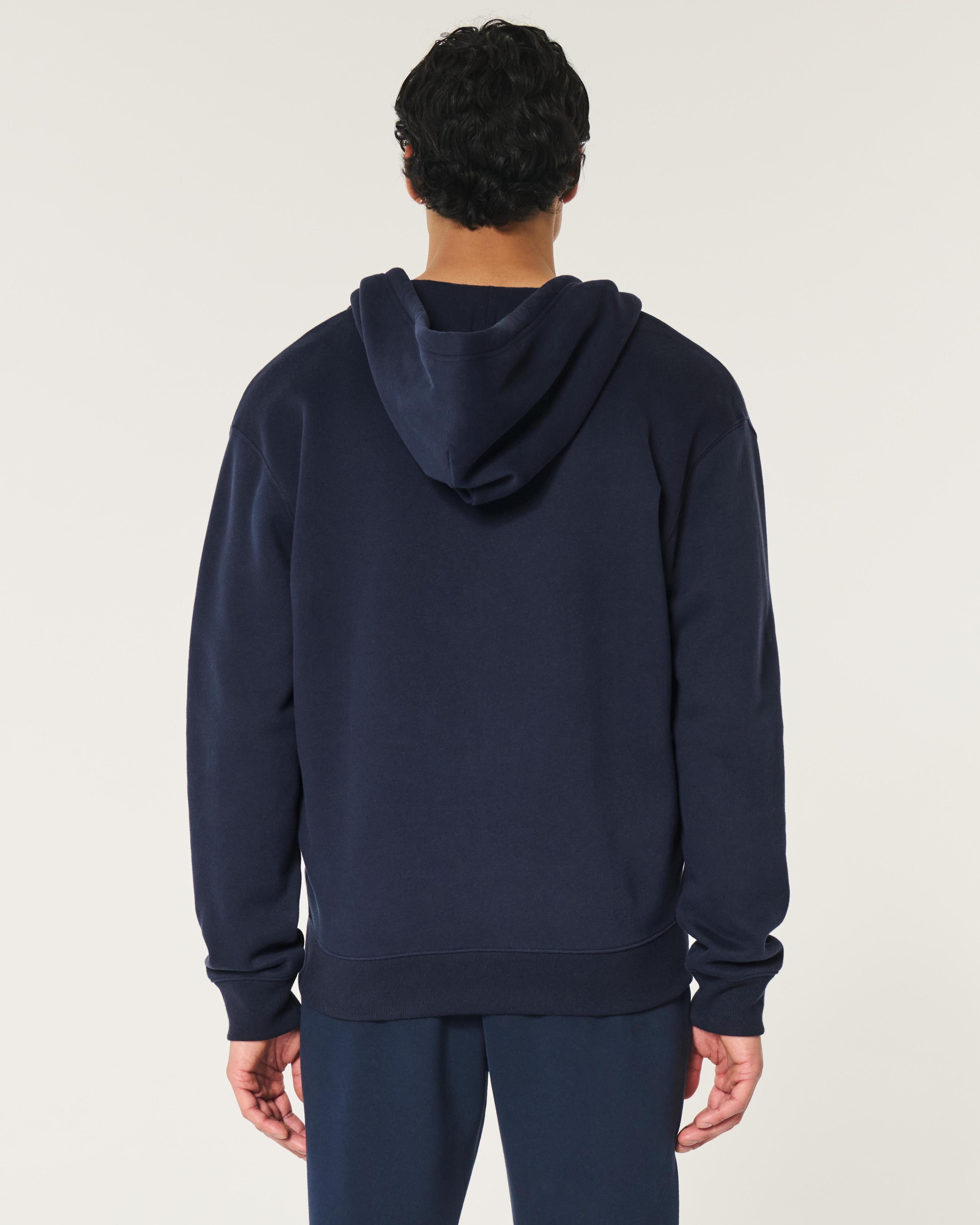 Relaxed Zip-Up Icon Hoodie Product Image