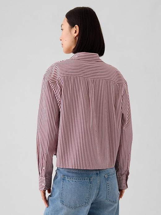 Organic Cotton Cropped Shirt Product Image