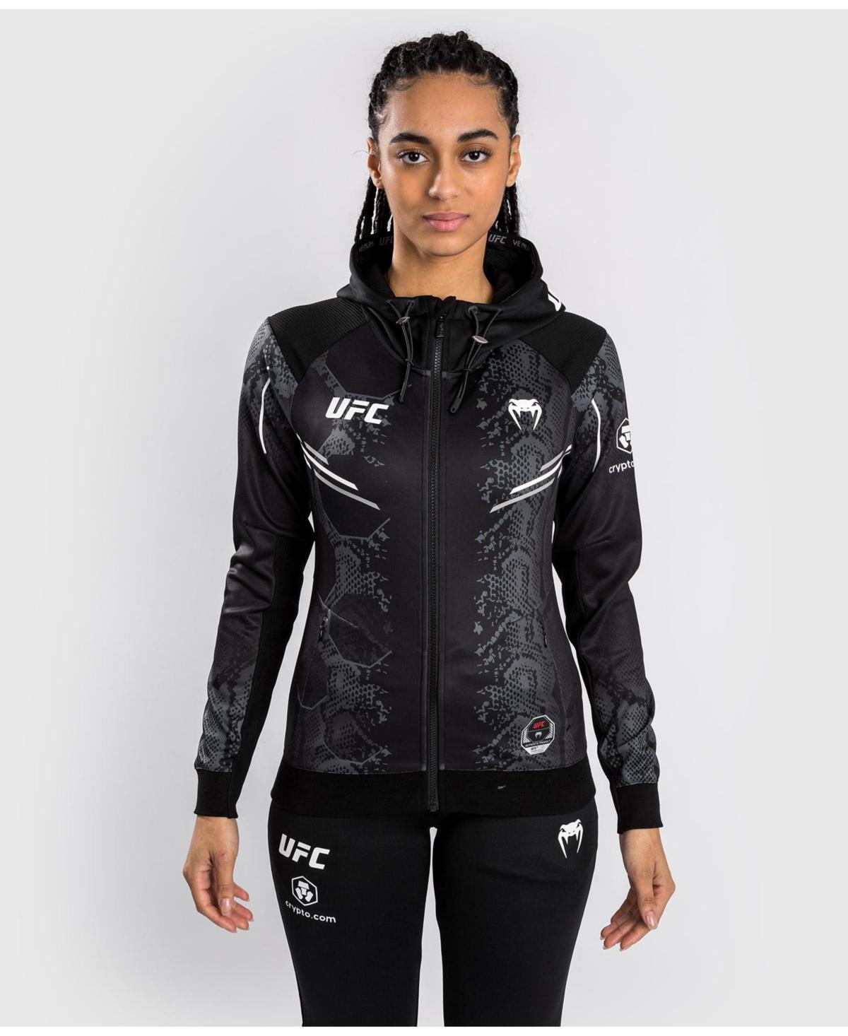 Venum Ufc Womens Authentic Adrenaline Fight Night Full Zip Hoodie - Black Product Image