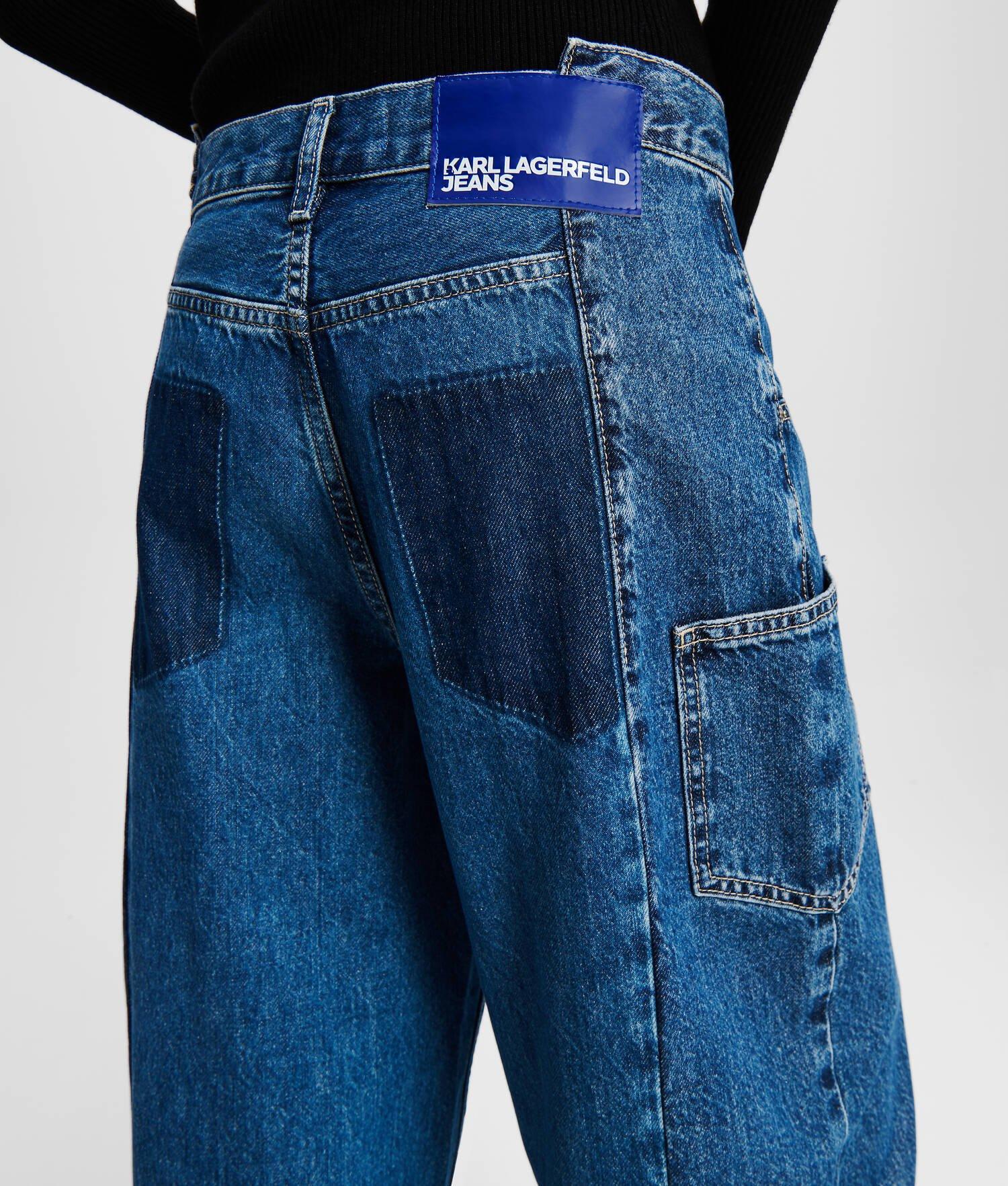 KLJ DECONSTRUCTED MID-RISE BAGGY JEANS Product Image