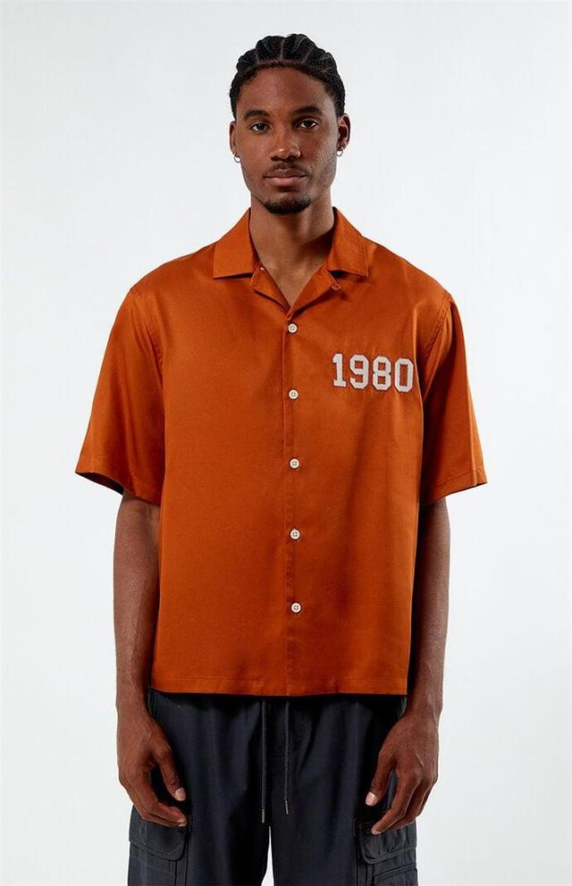 Men's 1980 Tencel Graphic Oversized Camp Shirt Product Image