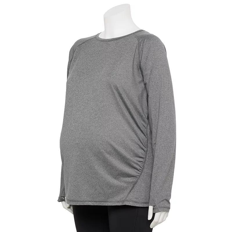 Maternity Tek Gear Dry Tek Long Sleeve Tee, Womens Product Image