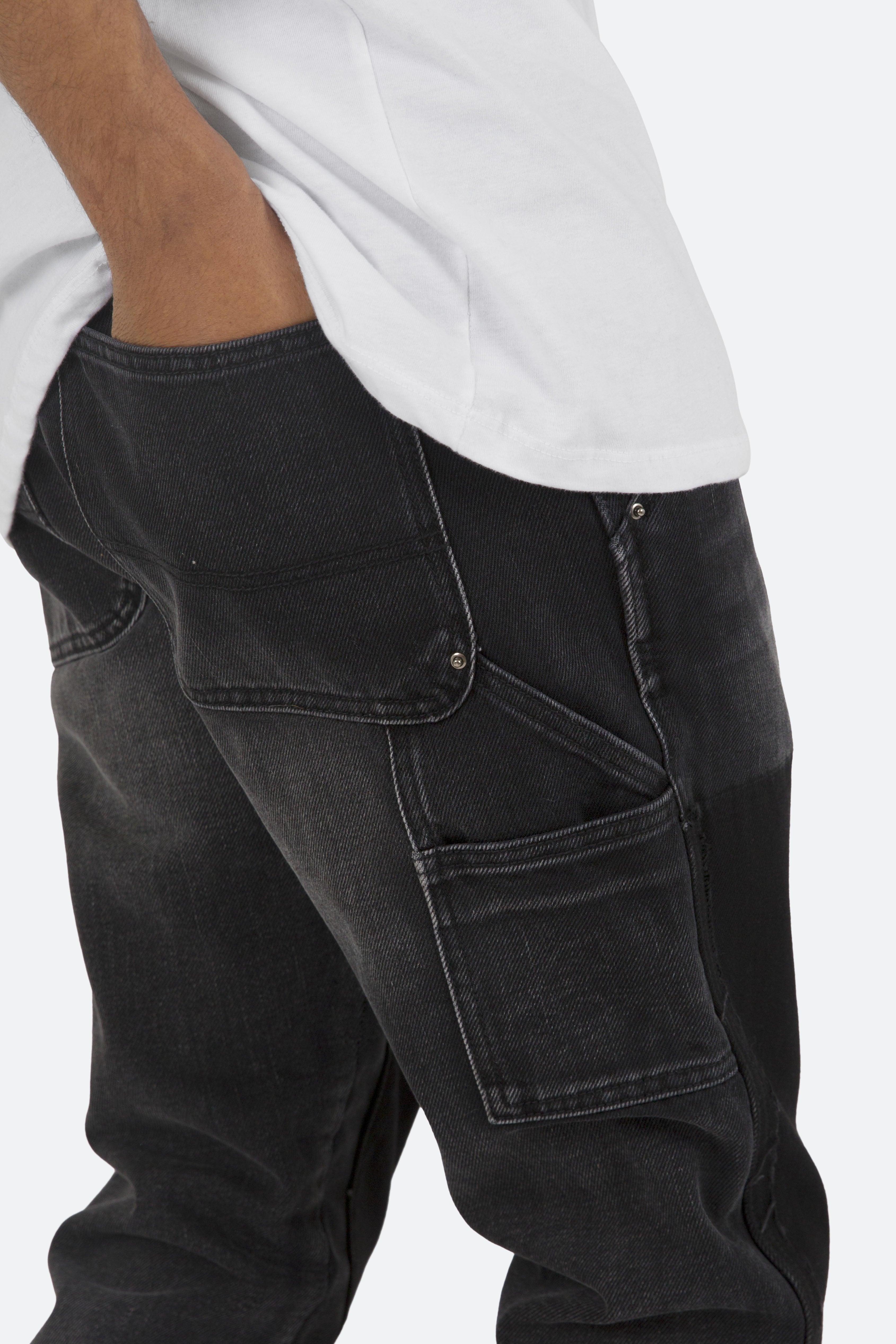 B118 Work Flare Denim - Black Product Image