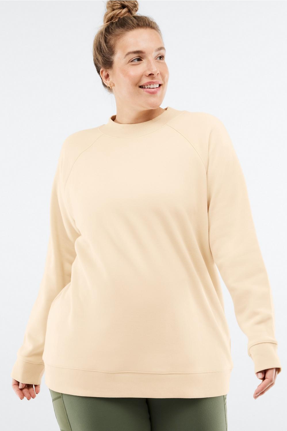 Fabletics James Long-Sleeve Pullover Womens Shorewood Size XS Product Image