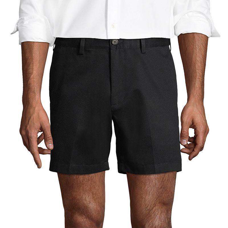 Mens Lands End Comfort Waist 6-inch No-Iron Chino Shorts Product Image