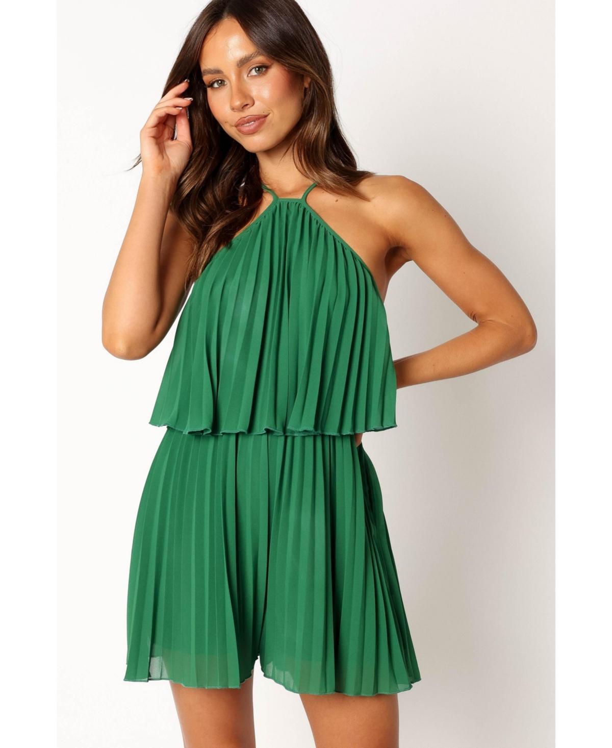 Womens Magnolia Pleat Romper Product Image