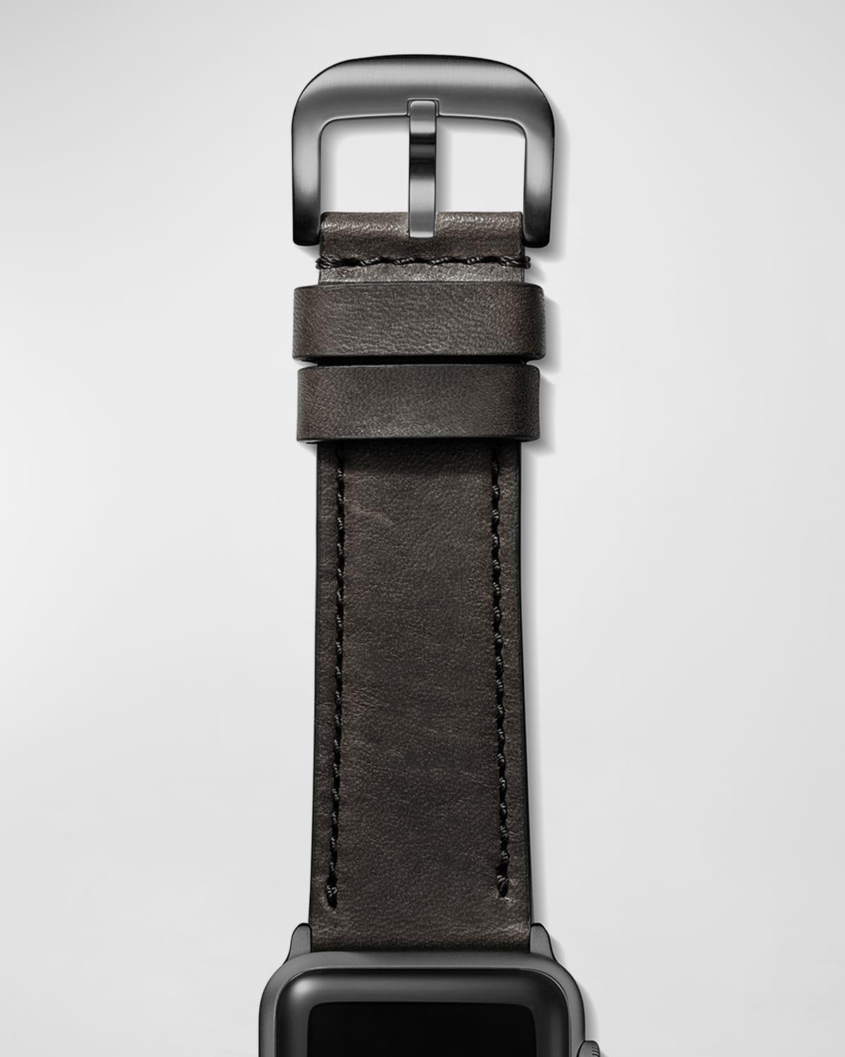 Mens Grizzly Leather Smart Watch Strap product image