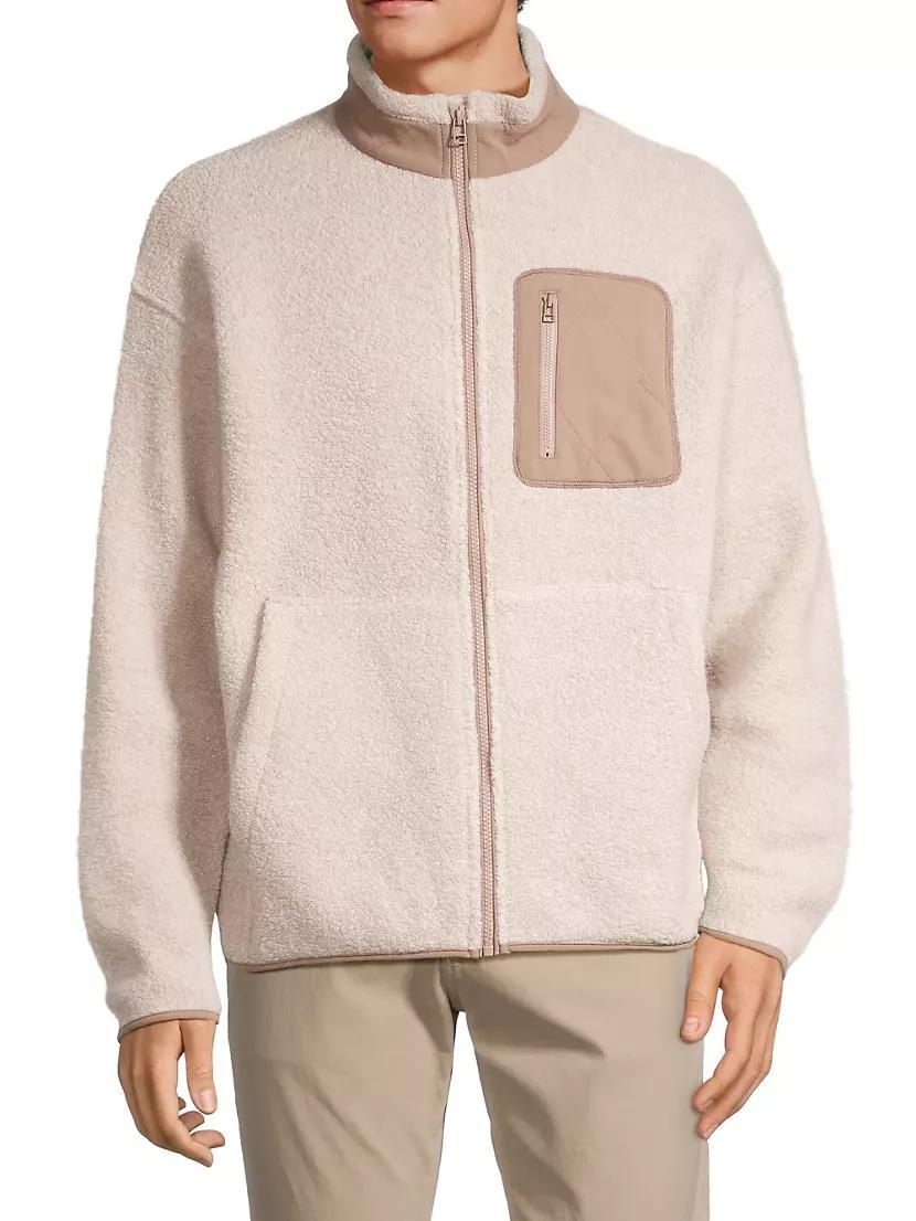 Wool-Blend Fleece Jacket Product Image