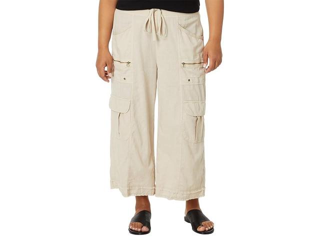 XCVI Linen Birk Gaucho (Cremini) Women's Dress Pants Product Image