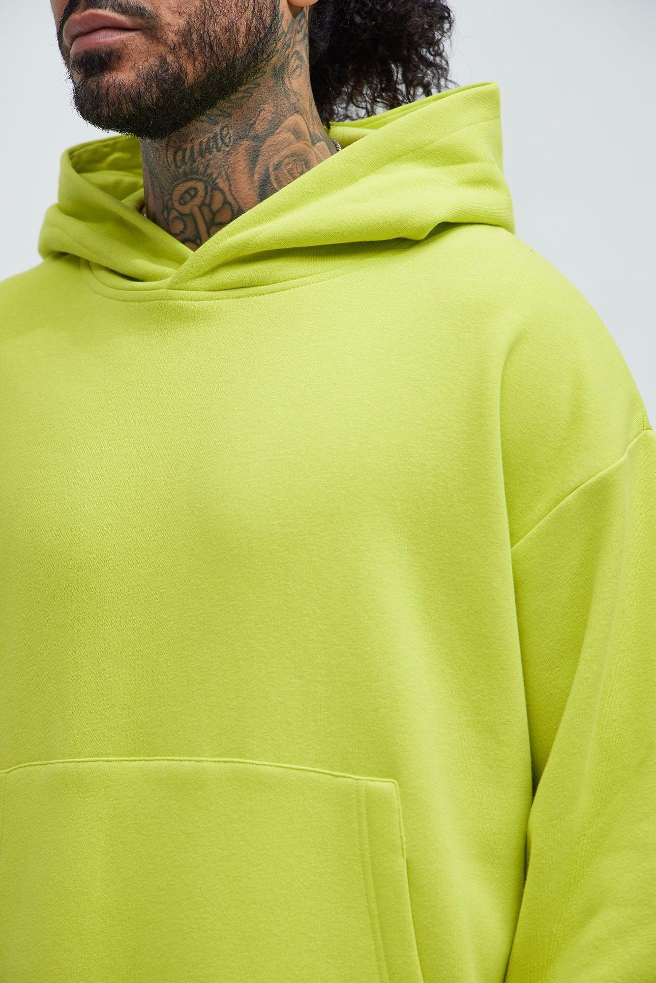 Tyson On The Go Hoodie - Neon Green Product Image