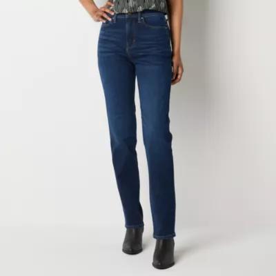 a.n.a Womens High Rise Straight Leg Jean Product Image