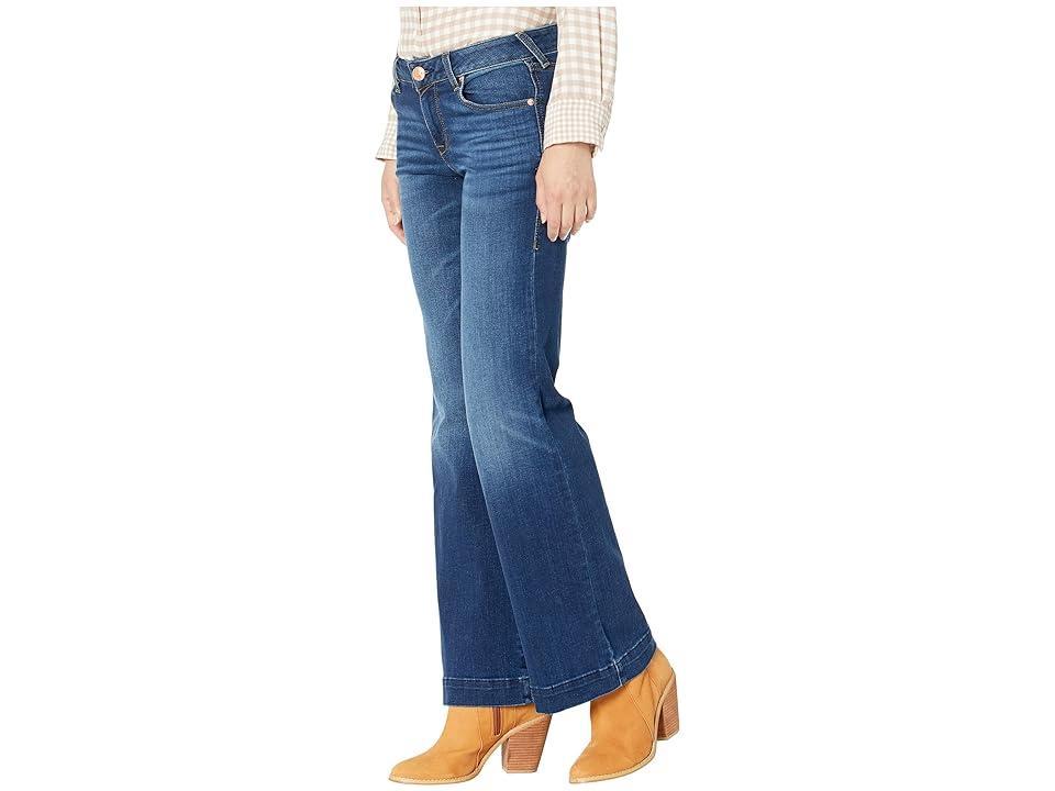 Ariat Kelsea Mid Rise 5-Pocket Stretch Wide Leg Jeans Product Image