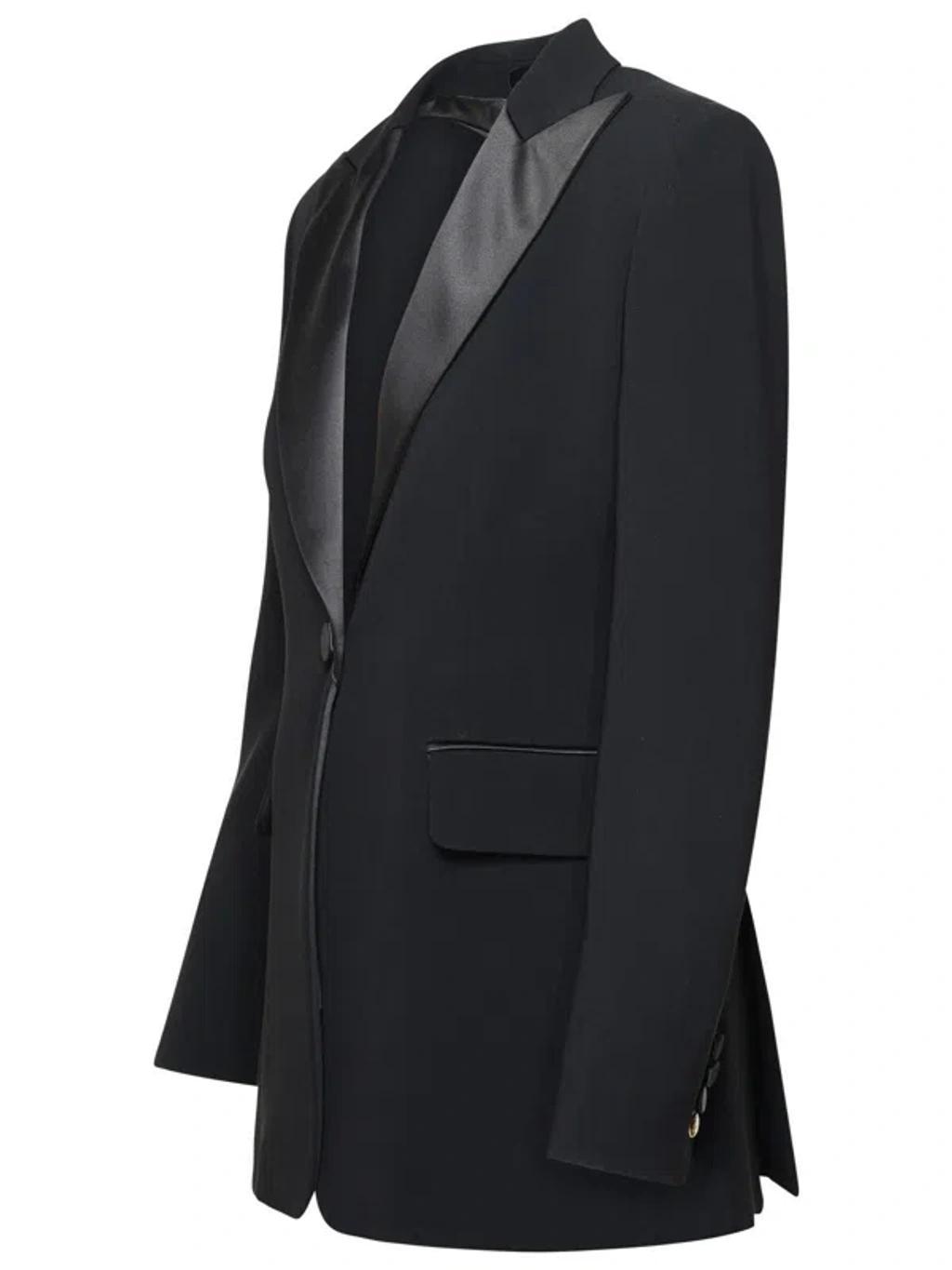 MAX MARA Plinio Black Acetate Blend Jacket Product Image