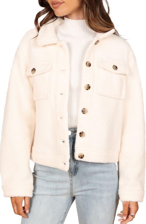 Petal & Pup Palesa Faux Shearling Shirt Jacket Product Image