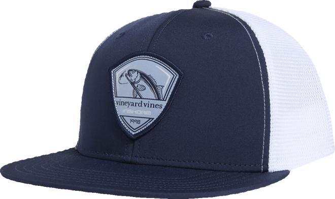 Fishing Patch Flat Brim Trucker Hat Product Image